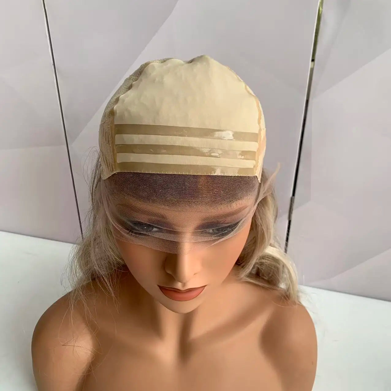 Amber Silicone Closure Medical Wig