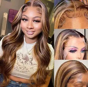 Bronze Blondie Highlight Wig
