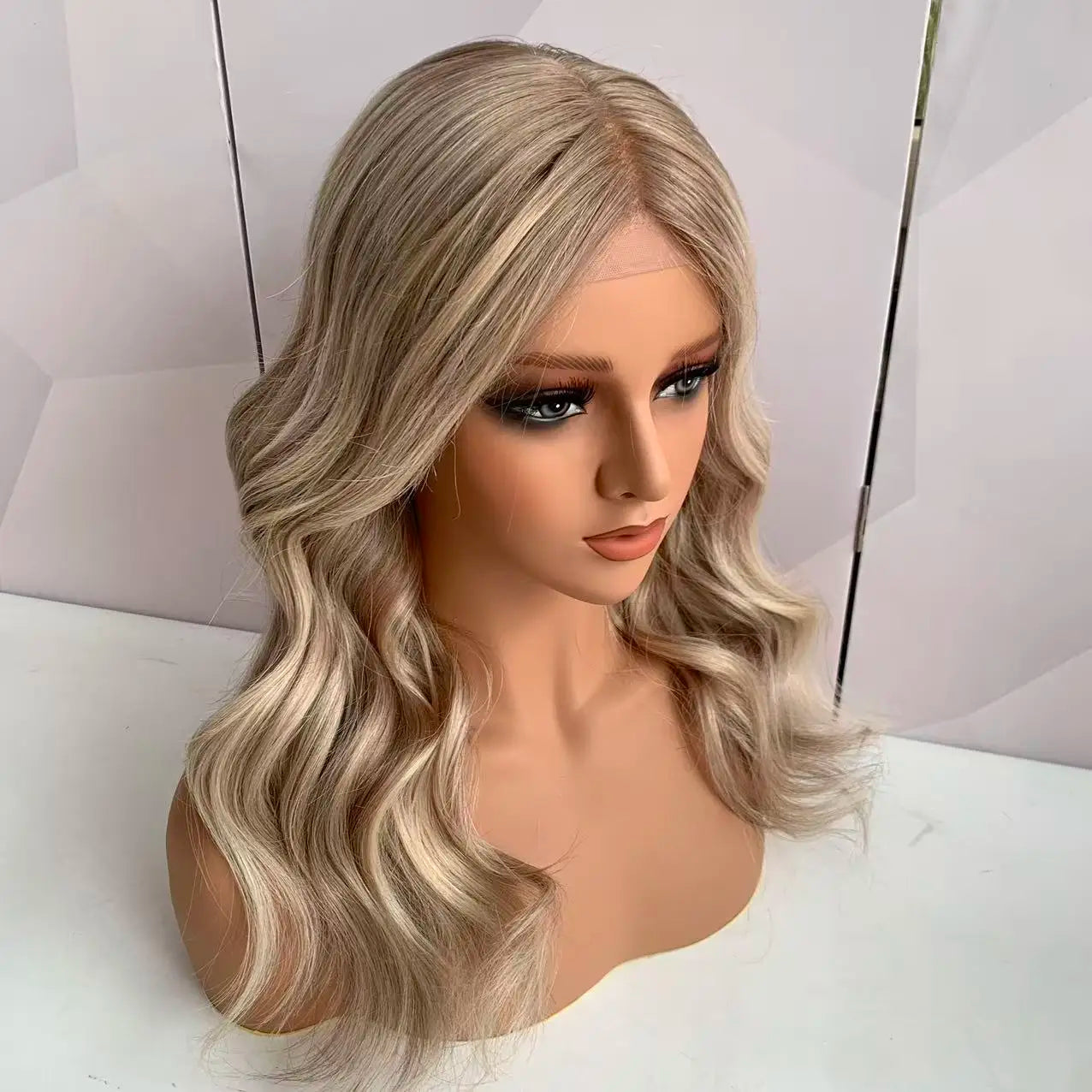 Amber Silicone Closure Medical Wig