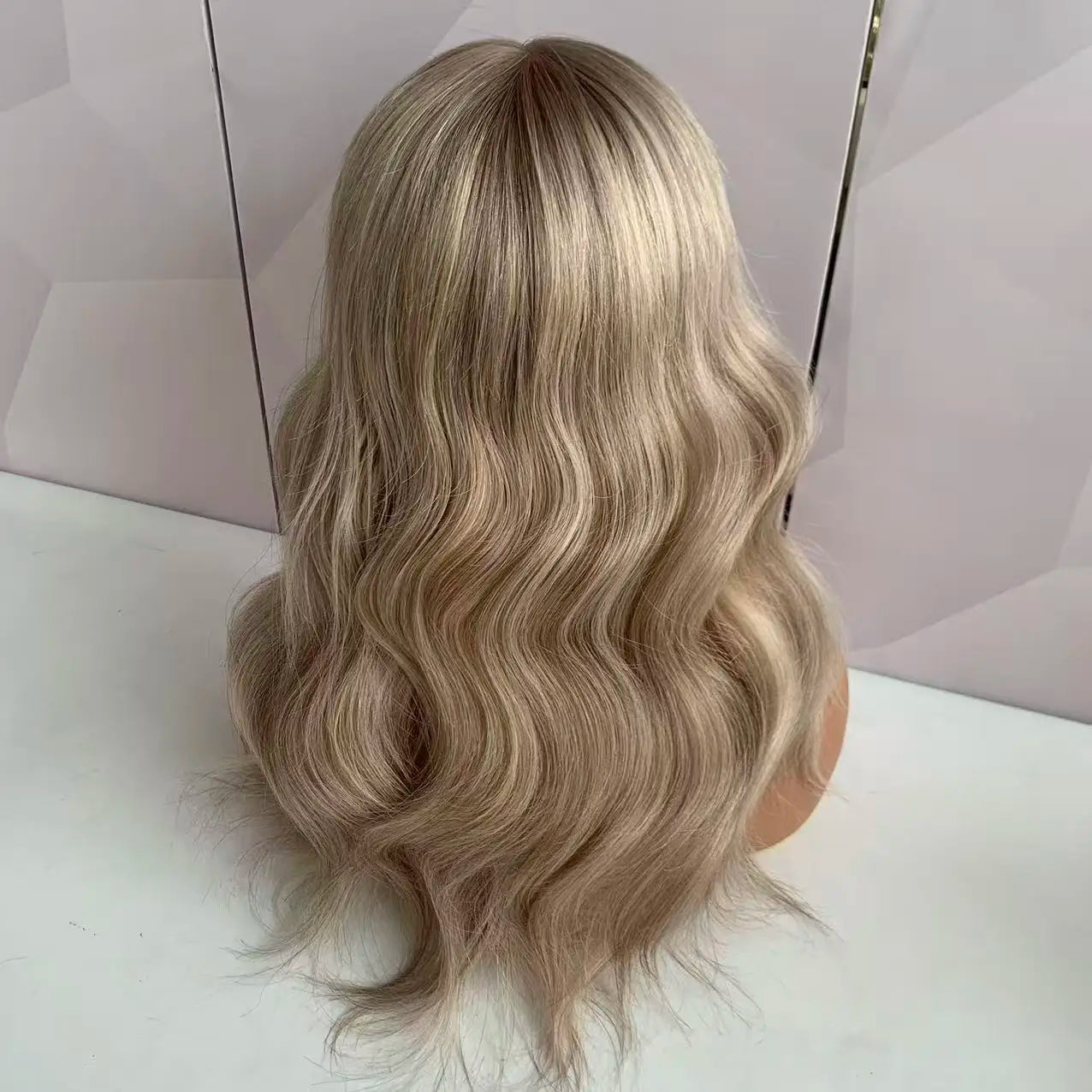 Amber Silicone Closure Medical Wig