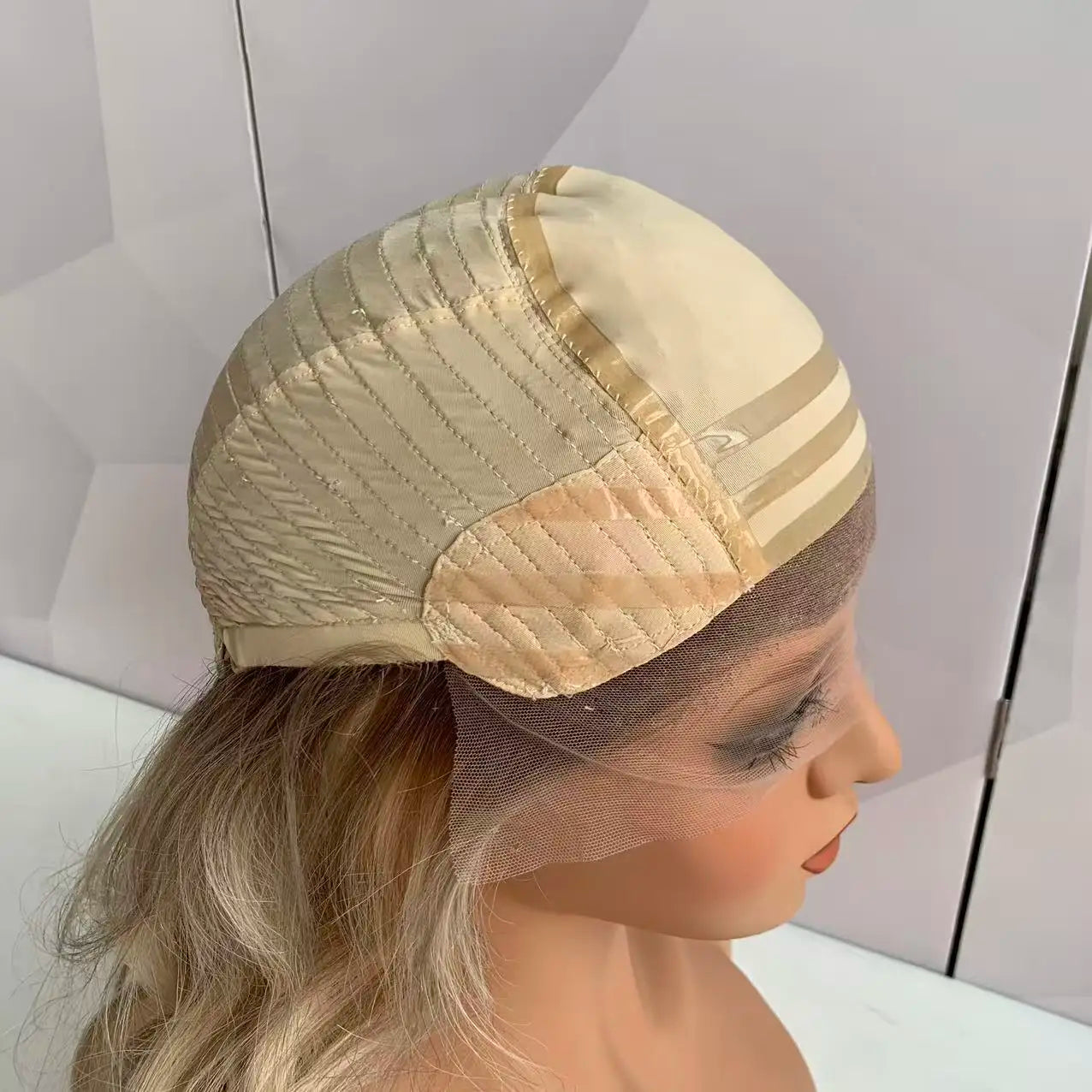 Amber Silicone Closure Medical Wig