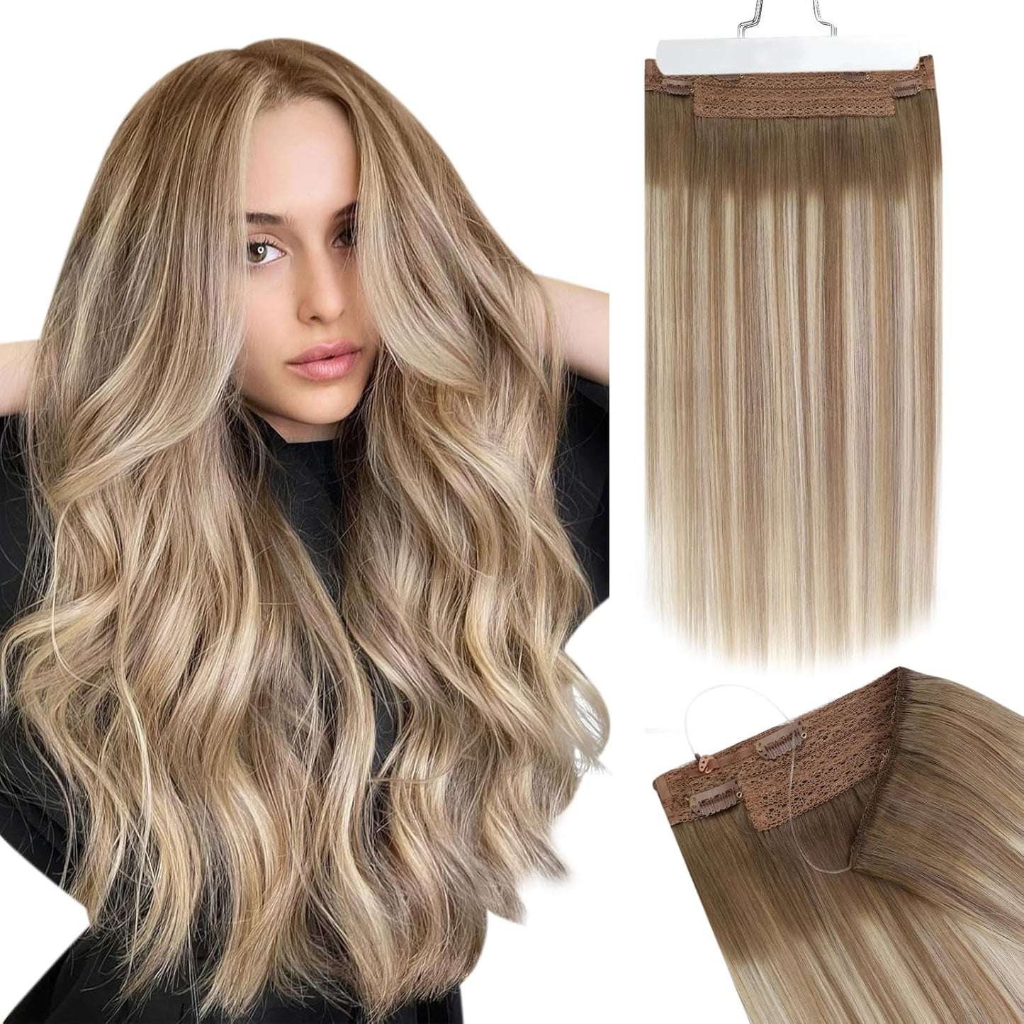 RelentLUX Halo Hair Extensions